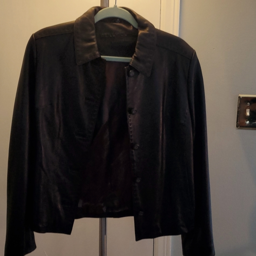 Leather jacket